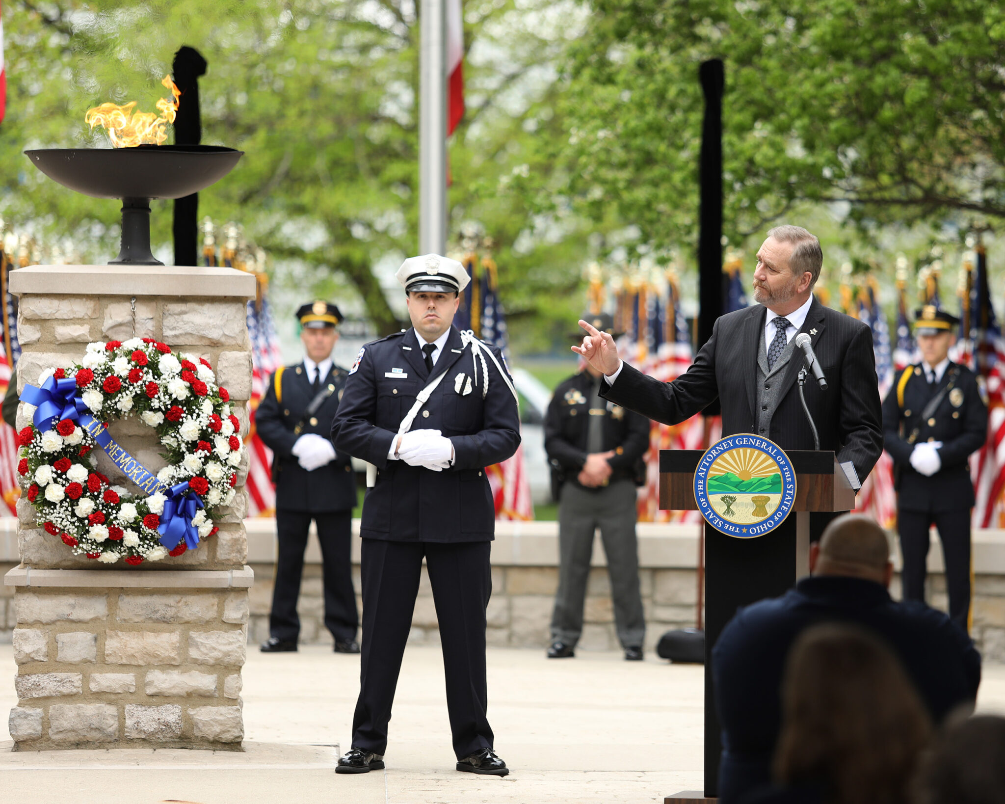 Ohio Peace Officer Memorial Ceremony Honors Five Who Gave Their Lives 