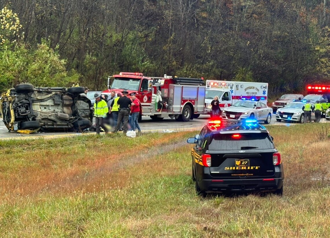 Rollover crash closes route 35 with serious injury