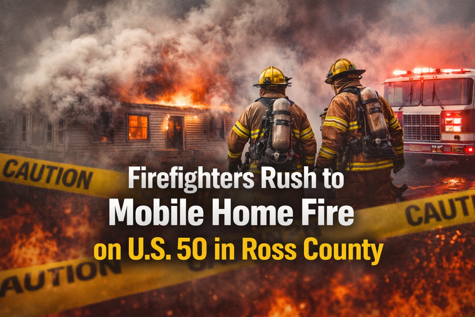 Firefighters rush to fully engulfed structure fire in Ross County