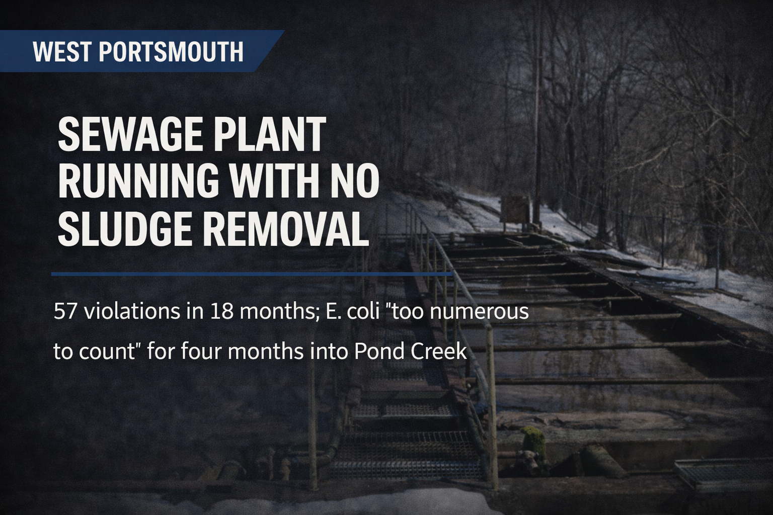 Ohio EPA cites Scioto County for operating failing wastewater plant ...