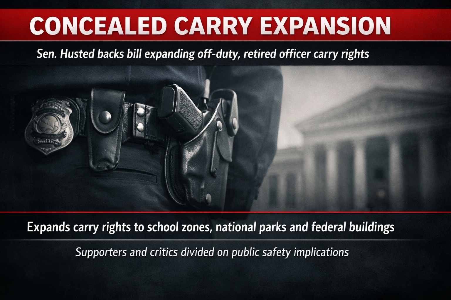 Ohio senator backs bill expanding concealed carry rights for off-duty ...