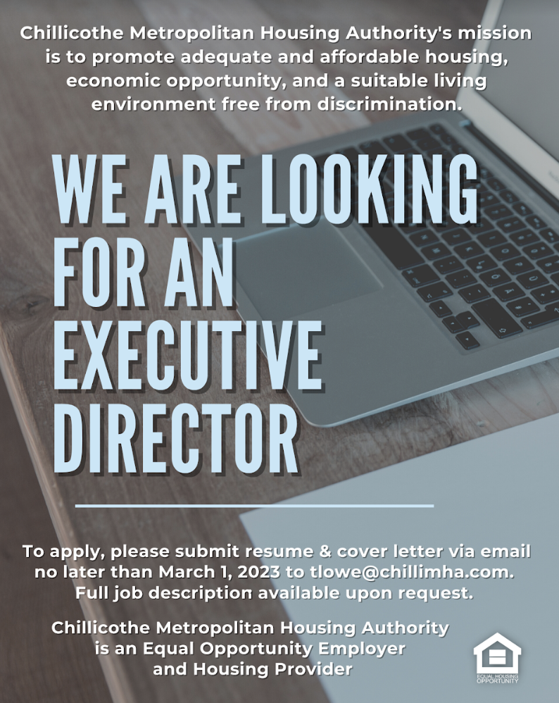 Chillicothe Metropolitan Housing seeks next Executive Director Scioto Valley Guardian