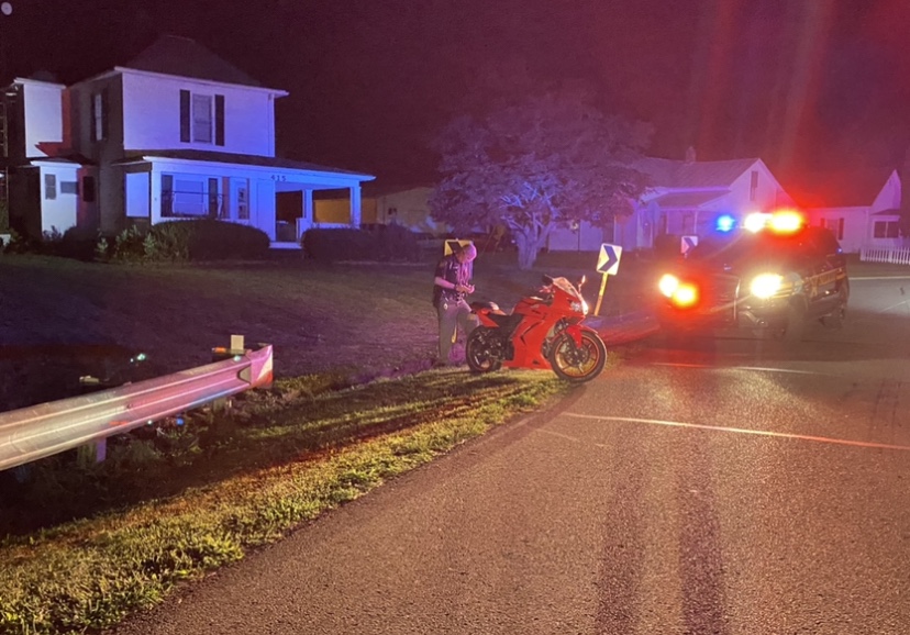 Motorcycle crashes in Williamsport while another flees Scioto Valley